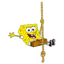 Pegatinas infantiles bob esponja